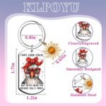 Klpoyu Funny Chicken Keychain Gifts for Women Men Funny White Elephant Gifts for... - Image 7