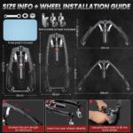 Twister Arm Trainer, 3 in 1 Hydraulic Power Chest Workout Equipment with Ab Roll... - Image 8