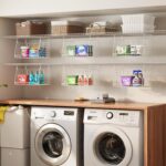 3-Tier Hanging Laundry Basket Organizer：Foldable Wire Shelf Laundry Room Organiz... - Image 8