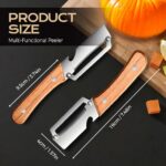 Multi-Functional Stainless Steel Thickened Fruit Peeler Knife for Kitchen, Ultra... - Image 8