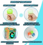Glow in The Dark Sticky Balls that Stick to The Ceiling,Stress Balls for Kids an... - Image 4