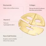 MZ Skin Hydra-Lift Gold Facial Treatment Mask I Gold-Infused Hydrogel Treatment ... - Image 5