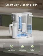 DREO Reverse Osmosis Water Filter Countertop, RO Filtration System, 3:1 Pure to ... - Image 8