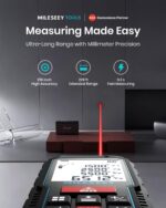 Laser Measure Device, MiLESEEY 229ft Digital Laser Tape Measure with Upgrade Ele... - Image 3