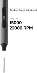 HOTO SNAPBLOQ R-A04 Mini Rotary Tool Kit, Cordless or Corded, Brushless Precisio... - Image 5