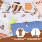 50 Pcs Wooden Push Pins, Decorative Thumb Tacks, Push Pins for Cork Board Head P... - Image 5
