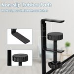 Cable Management, 25'' Cable Management Under Desk No Drill, Metal Cord Organize... - Image 4