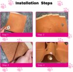 Interactive Cat Tunnel Mat for Indoor Cats, 4-Way Felt Cat Cave with Hanging Bal... - Image 6