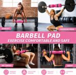 SINYWAY Barbell Pad Set for Squat,10 PCS Hip Thrusts Workout Foam Weight Lifting... - Image 3