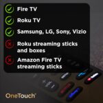 UltraPro OneTouch Backlit Remote Control for Smart TV, Samsung, LG, Sony, Vizio,... - Image 8