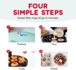 Dash Express Mini Donut Maker - Homemade Dessert Maker - Features Double-Sided, ... - Image 5