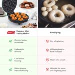 Dash Express Mini Donut Maker - Homemade Dessert Maker - Features Double-Sided, ... - Image 7