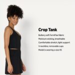 Amazon Essentials Women's Active FormFlex Buttery Soft Light Support Crop Tank w... - Image 5