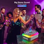JTEMAN Gifts for Men Women, Cell Phone Stand with Bluetooth Speaker and Light, P... - Image 3