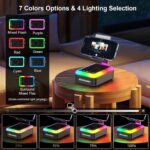 JTEMAN Gifts for Men Women, Cell Phone Stand with Bluetooth Speaker and Light, P... - Image 4