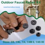 37 Sizes 1075Pcs 3-in-1 Home Universal Rubber Washers Assortment Kit Faucet wash... - Image 3