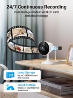 [5G & 2.4G] Indoor/Outdoor Security Camera for Home, Baby/Elder/Dog/Pet Camera w... - Image 7