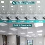 kadision 2x2 LED Flat Panel Light, 50W/45W/40W/30W/25W Adjustable, 5000K/4000K/3... - Image 3
