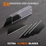 REXBETI 2-Pack Utility Knife, SK5 Heavy Duty Retractable Box Cutter for Cartons,... - Image 8