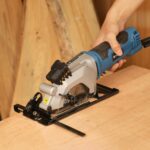 4Amp Mini Circular Saw Corded, 3500RPM Compact Saw with Laser Guide, Rip Guide, ... - Image 6