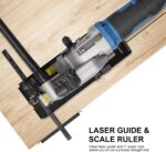 4Amp Mini Circular Saw Corded, 3500RPM Compact Saw with Laser Guide, Rip Guide, ... - Image 7