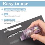 4 Pack Double Sided Tape Roller, Scrapbook Supplies, Glue Tape Roller for Crafts... - Image 3