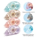 4 Pack Double Sided Tape Roller, Scrapbook Supplies, Glue Tape Roller for Crafts... - Image 4