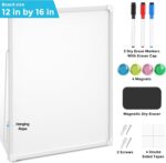MaxGear Double-Sided Dry Erase Board for Wall, 16"x12" Hanging Whiteboard | Smal... - Image 3