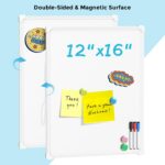 MaxGear Double-Sided Dry Erase Board for Wall, 16"x12" Hanging Whiteboard | Smal... - Image 4