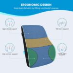 Lumbar Support Pillow for Office Chair, Office Home Essentials,Gifts for Mom,Dad... - Image 7