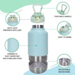 GiNT 37oz Insulated Stainless Steel Dog & Human Water Bottle | Leakproof Travel ... - Image 3