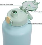 GiNT 37oz Insulated Stainless Steel Dog & Human Water Bottle | Leakproof Travel ... - Image 5