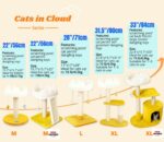 Happi N Pets Cat Tree, Cloud Cat Tower with Soft Bed, Cat Scratching Post & Pad ... - Image 4