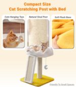Happi N Pets Cat Tree, Cloud Cat Tower with Soft Bed, Cat Scratching Post & Pad ... - Image 5