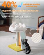 Happi N Pets Cat Tree, Cloud Cat Tower with Soft Bed, Cat Scratching Post & Pad ... - Image 6