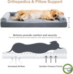 BFPETHOME Orthopedic Washable Dog Beds Large Sized Senior Dog for Comfy Sleeping... - Image 4