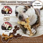 SIHRMIU 2 Pack Dog Chew Toys for Aggressive Chewers,Boredom and Stimulating Best... - Image 6