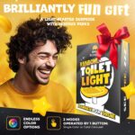 RainBowl Toilet Bowl Night Light - Unique Cool Gadget with Motion Sensors & Mult... - Image 5