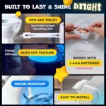 RainBowl Toilet Bowl Night Light - Unique Cool Gadget with Motion Sensors & Mult... - Image 6