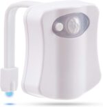 RainBowl Toilet Bowl Night Light - Unique Cool Gadget with Motion Sensors & Mult... - Image 8