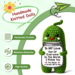 MAMAGIFTREE Gifts for Him Her Boyfriend Girlfriend, Handmade Crochet Pickle to M... - Image 7