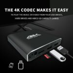 4K Media Player for USB Drive & MicroSD, Ultra HD Digital Signage Player with HD... - Image 4