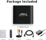 4K Media Player for USB Drive & MicroSD, Ultra HD Digital Signage Player with HD... - Image 8