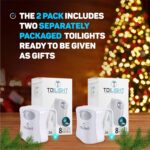 ToiLight 2 Pack. The Original Toilet Bowl Night Light. Fun & Useful Bathroom Mot... - Image 3