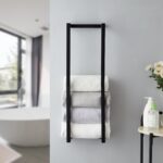 Towel Rack for Rolled Towels, Towel Rack for Bathroom,Wall Mounted Metal Bathroo... - Image 6