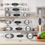 Magnetic Measuring Spoons Set with Strong N45 Magnets, Heavy Duty Stainless Stee... - Image 3
