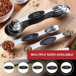 Magnetic Measuring Spoons Set with Strong N45 Magnets, Heavy Duty Stainless Stee... - Image 6