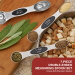 Magnetic Measuring Spoons Set with Strong N45 Magnets, Heavy Duty Stainless Stee... - Image 8