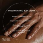 Advanced Clinicals Hyaluronic Acid Moisturizer Body Cream W/Vitamin E | Hydratin... - Image 5