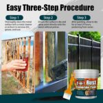 2-in-1 Rust Converter & Metal Primer, Stops Rust,Rust Inhibitor Paint for Metal,... - Image 7